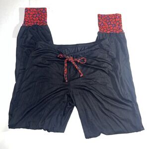 NWT HANKY PANKY  SIGNATURE MADE IN USA SUPER SOFT PAJAMA BOTTOMS XS HEARTS
